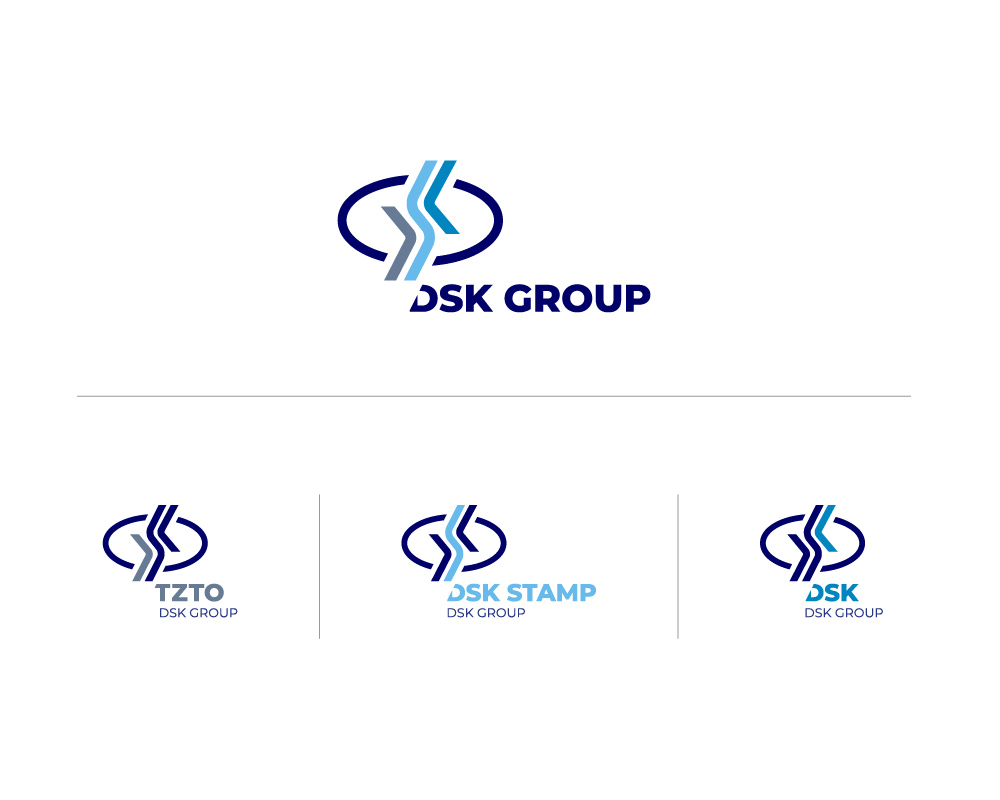 Согласованный логотип и варианты его трансформации под предприятия Холдинга.